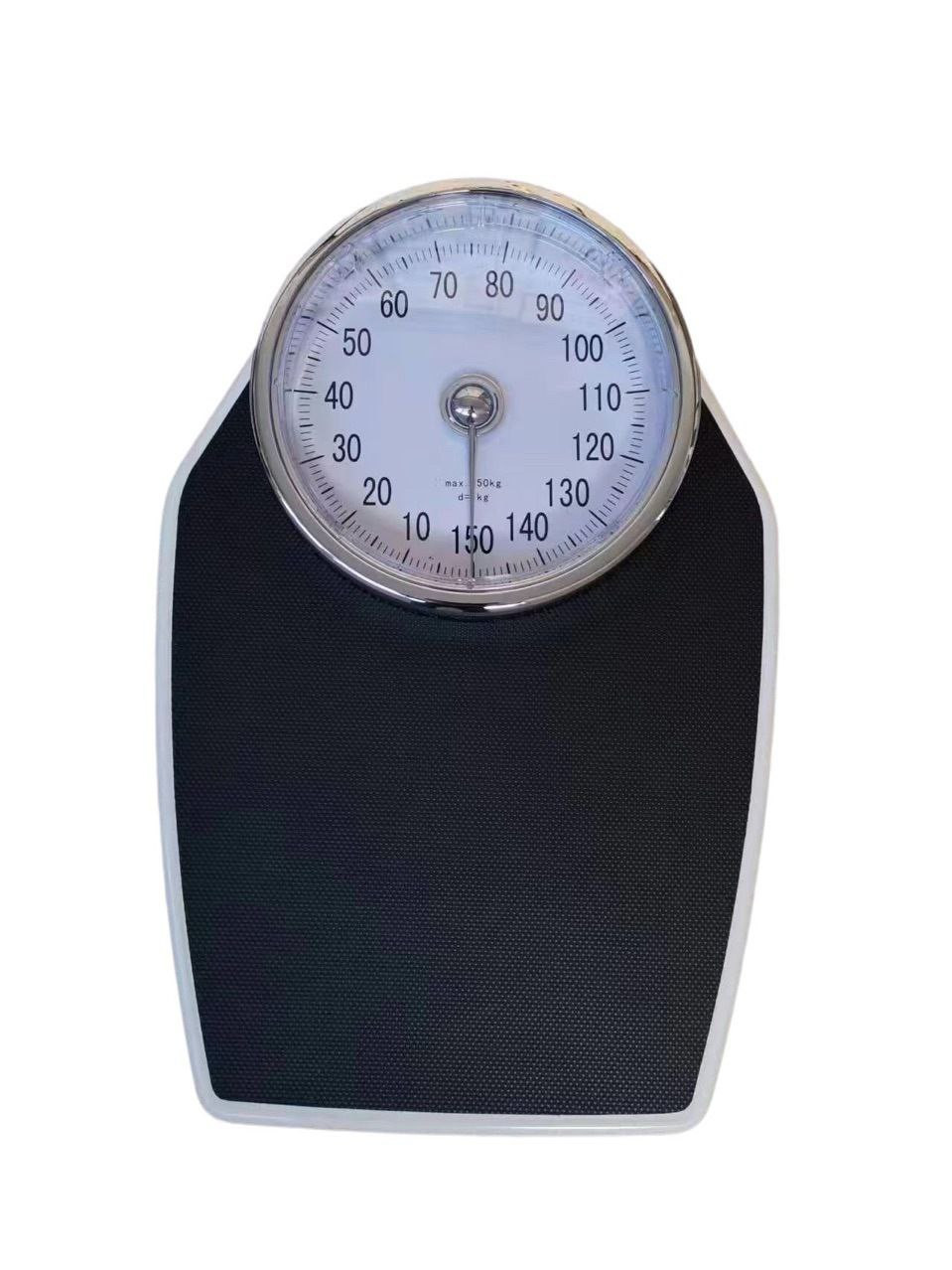 version anglaise grand cadran pointeur mécanique balance de poids du corps humain poids à ressort précis et durable 150 kg