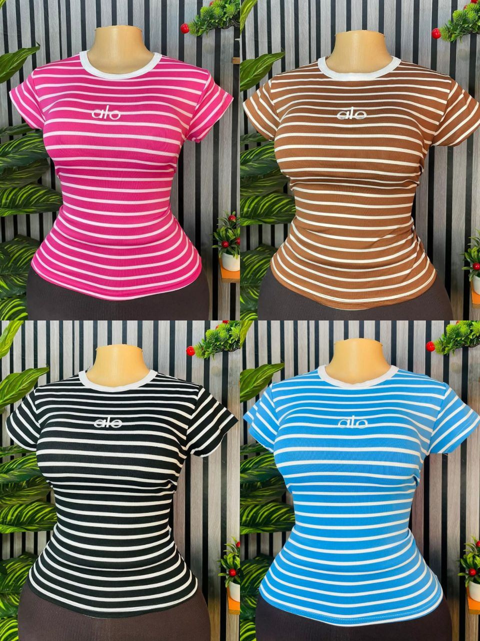 Top basique T-shirt moulant femme en gros T-shirt femme nouveau haut col rond