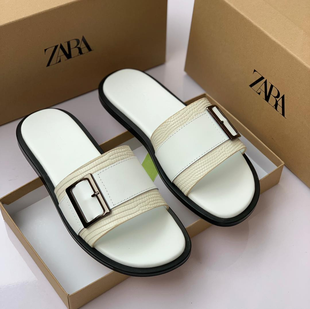 sandales chic pour Homme de marque zara en cuire disponible en deux couleurs