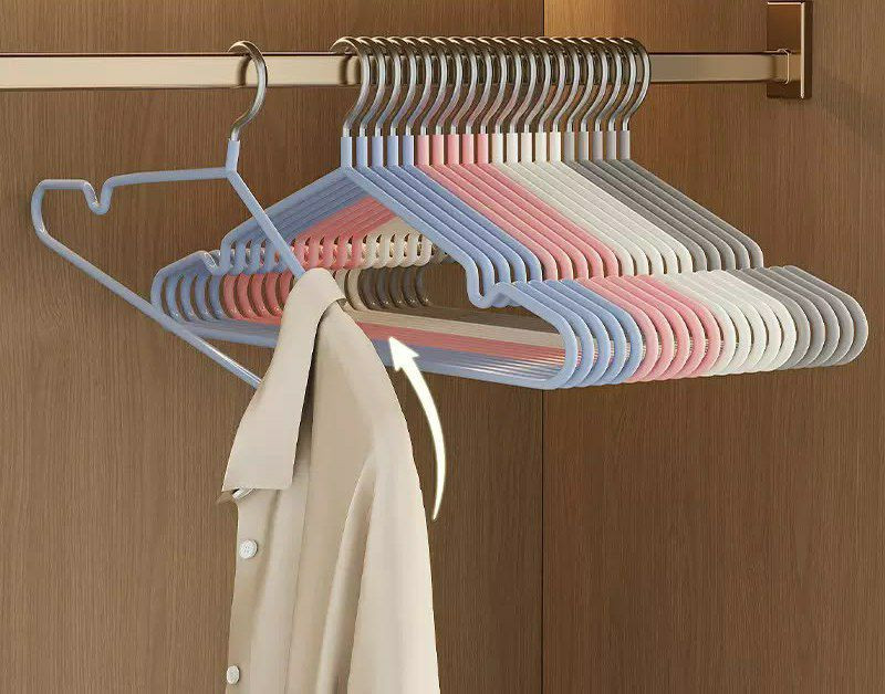 Cintre antidérapant et sans trace, étendoir à linge, cintre pour étudiants, enfants...