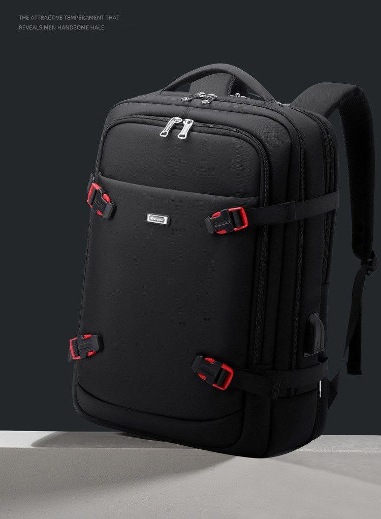 Nouveau sac à dos multifonctionnel imperméable de grande capacité, sac d'ordinateur à la mode pour hommes, sac à dos de voyage d'extension de voyage d'affaires