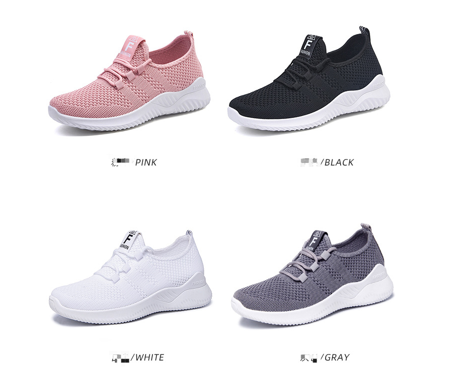 Chaussure pour femmes, chaussures de course et de sport, édition 2022, mode décontracté, tissu respirant, basket souple tendance et fashion.