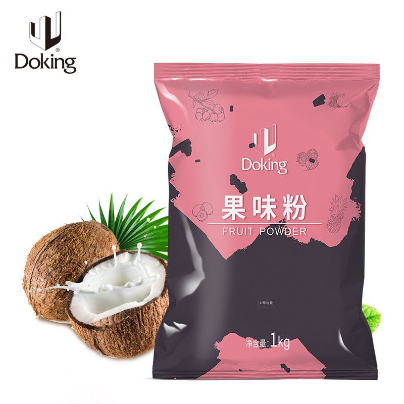 poudre de thé au lait fruité à la noix de coco, 1kg, fabricant de poudre de noix de coco,