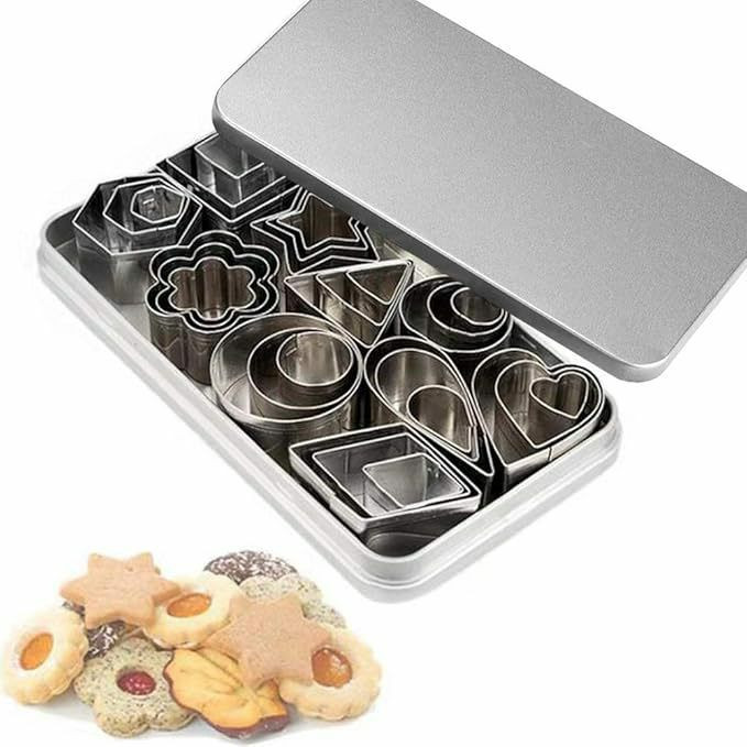 Moule de biscuit en acier inoxydable de 30 pièces