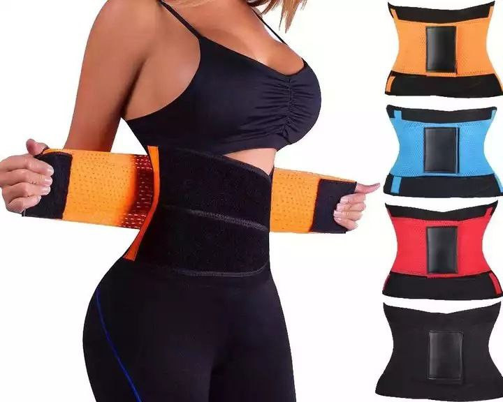 Vêtement de mise en forme du corps Amazon Ceinture abdominale élastique améliorée Ceinture de sport Ceinture de course à pied