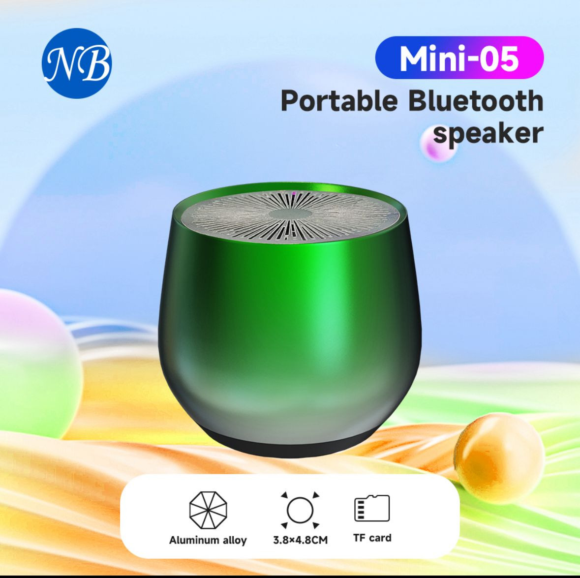 Mini oufeur bluetooth sans fil NB mini-05 - Petits baffles puissant avec un design moderne