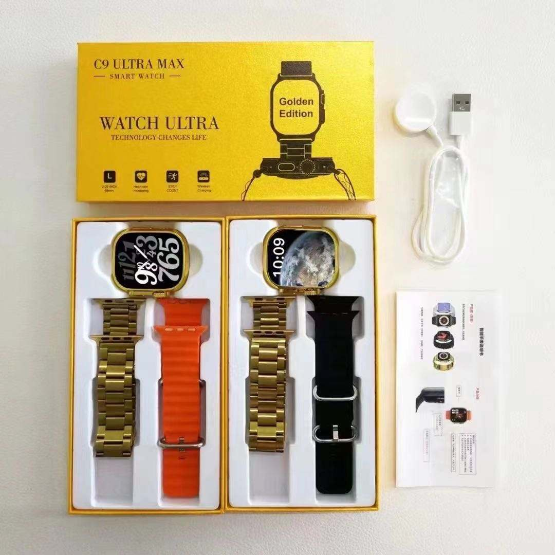 Montre connectée 2 en  1 à bracelet - montre intelligente hommes et femmes -  Smartwatch