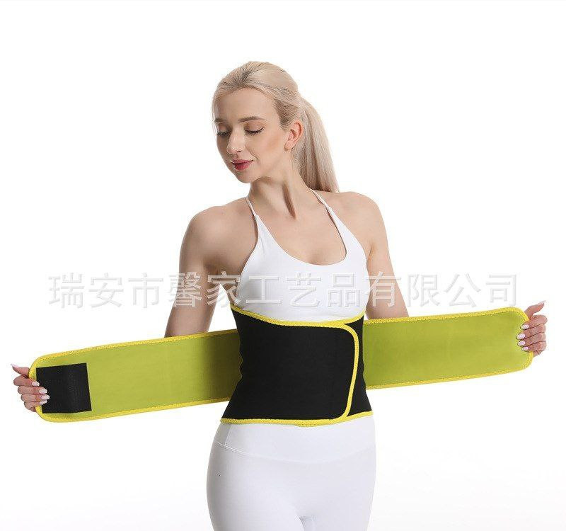 Corset transfrontalier, protection de taille de sport, ceinture abdominale de fitness, ceinture de sudation abdominale amincissante à double couche, ceinture de sudation de sport